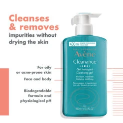 Avène Avene Cleanance Cleansing Gel 400ml - Cleanser For Oily Skin -Care Product Store Avene Cleanance Cleansing Gel400ml 2