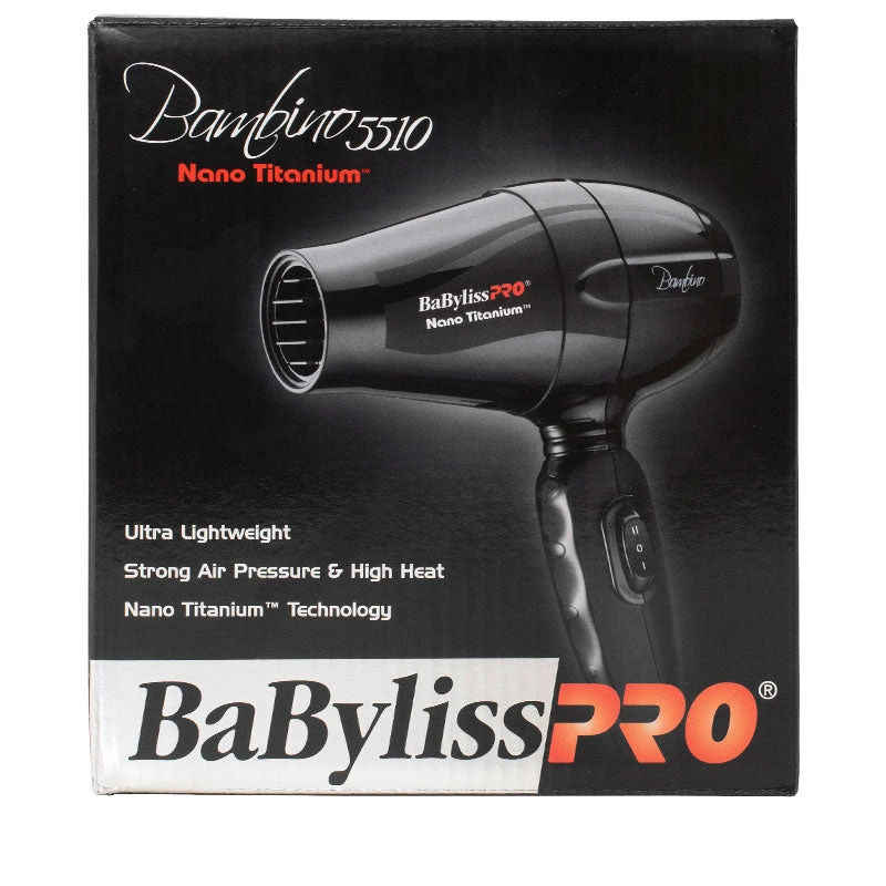 Babyliss Pro BaBylissPRO Bambino Travel Dryer 1200W 2 Babyliss Pro BaBylissPRO Bambino Travel Dryer 1200W - Image 2