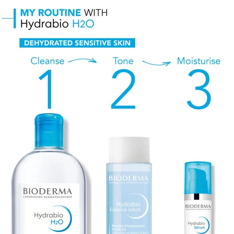 Bioderma Hydrabio H2O Hydrating Micellar Water Face Cleanser 500ml 5 Bioderma Hydrabio H2O Hydrating Micellar Water Face Cleanser 500ml - Image 5