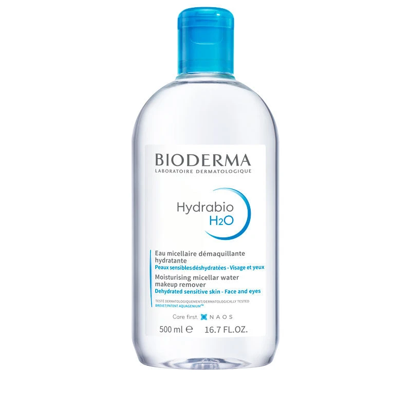 Bioderma Hydrabio H2O Hydrating Micellar Water Face Cleanser 500ml 1 Bioderma Hydrabio H2O Hydrating Micellar Water Face Cleanser 500ml