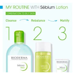 Bioderma Sebium H2O Purifying Micellar Water Face Cleanser 500ml -Care Product Store Bioderma Sebium 2