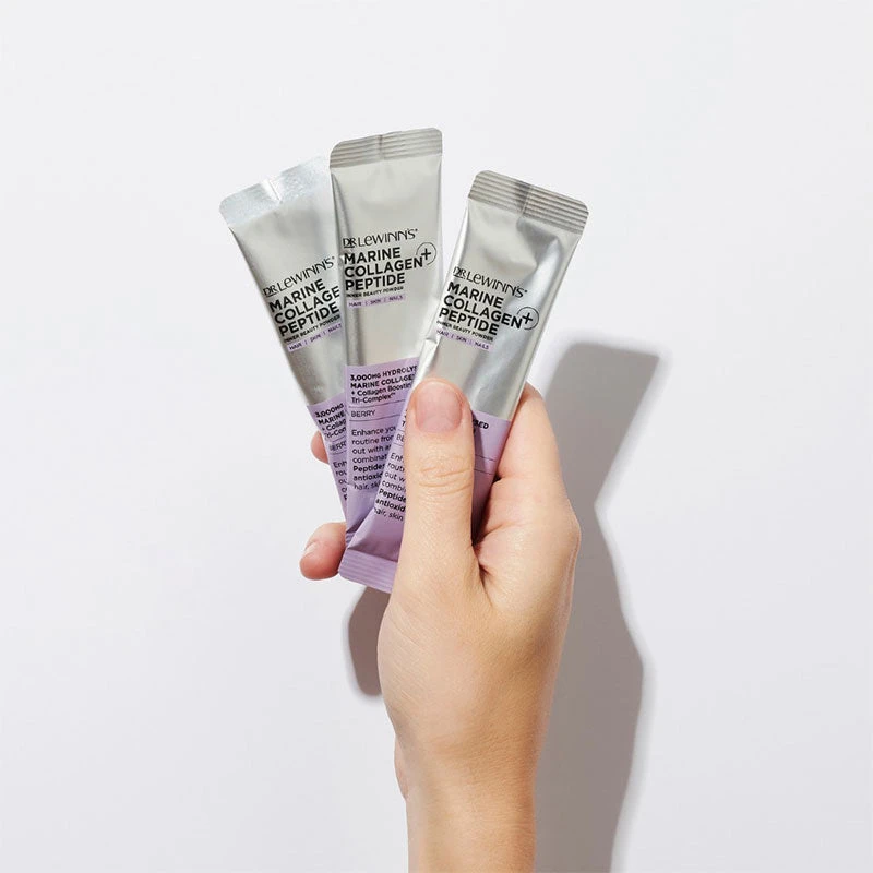 Dr LeWinn's Marine Collagen+ Peptide Inner Beauty Powder Sachets - Berry 30x6g 2 Dr LeWinn's Marine Collagen+ Peptide Inner Beauty Powder Sachets - Berry 30x6g - Image 2