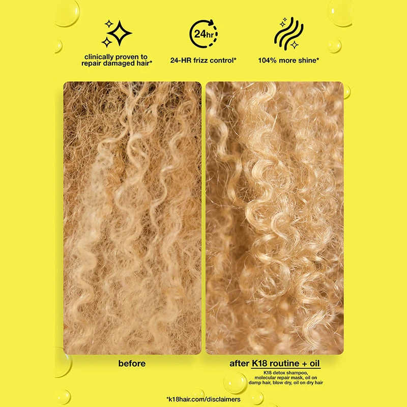 K18 Molecular Repair Hair Oil 30ml 7 K18 Molecular Repair Hair Oil 30ml - Image 7