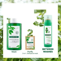 Klorane Nettle Dry Shampoo 150ml - Oily Hair -Care Product Store Klorane DS Nettle 3