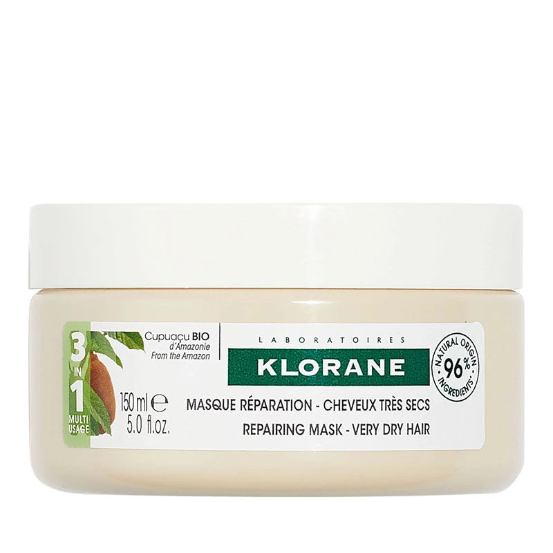 Klorane Intense Repairing Mask With Organic Cupuacu 150ml - Damaged Hair 1 Klorane Intense Repairing Mask With Organic Cupuacu 150ml - Damaged Hair