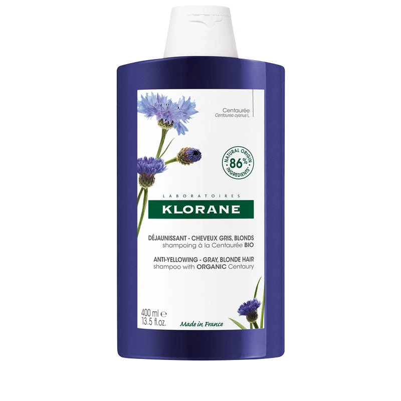 Klorane Shampoo With Organic Centaury 400ml - Blond Hair 1 Klorane Shampoo With Organic Centaury 400ml - Blond Hair