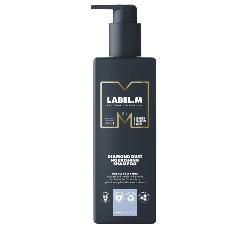LABEL.M Diamond Dust Nourishing Shampoo 300ml 1 LABEL.M Diamond Dust Nourishing Shampoo 300ml