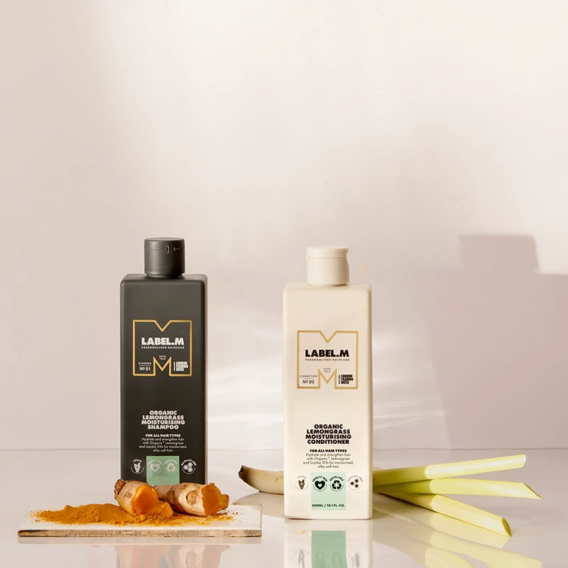 LABEL.M Organic Lemongrass Moisturising Conditioner 300ml 2 LABEL.M Organic Lemongrass Moisturising Conditioner 300ml - Image 2