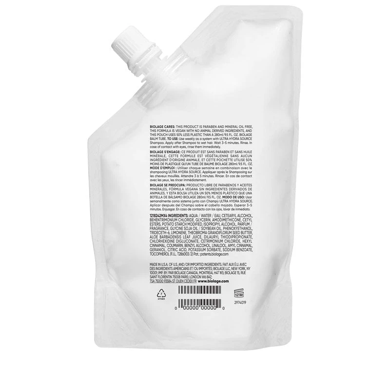 Matrix Biolage Ultra HydraSource Deep Treatment Pack 300ml 3 Matrix Biolage Ultra HydraSource Deep Treatment Pack 300ml - Image 3