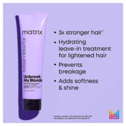 Matrix Total Results Unbreak My Blonde Leave-In Treatment 150ml -Care Product Store Matrix Total Results Unbreak My Blonde Leave In Treatment 150ml 1