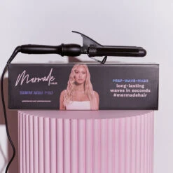 Mermade Hair Mini Waver 25mm - Black 11 Mermade Hair Mini Waver 25mm - Black -Care Product Store Mermade Hair Mini Waver 25mm Black lifestyle 6 1