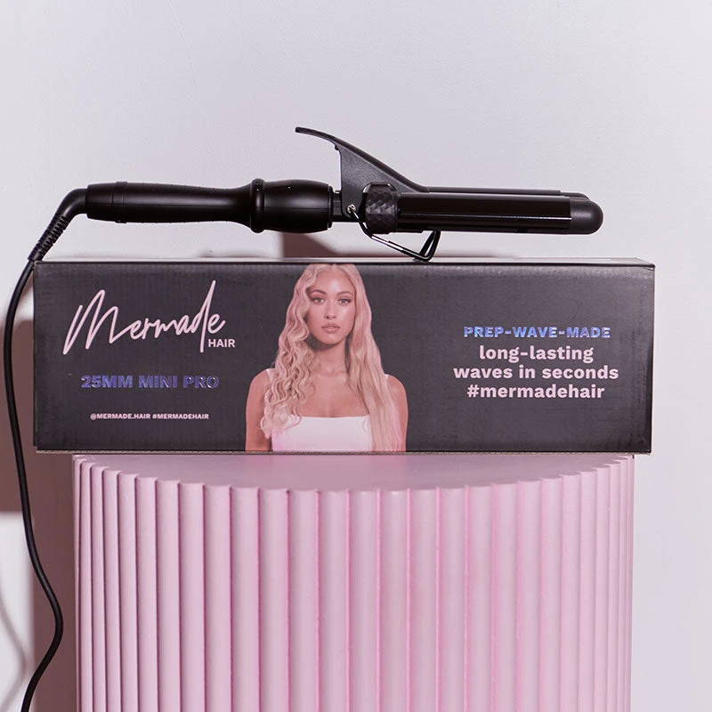 Mermade Hair Mini Waver 25mm - Black 5 Mermade Hair Mini Waver 25mm - Black - Image 5