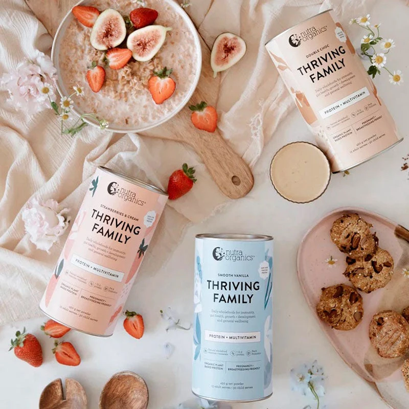 Nutra Organics Thriving Family - Smooth Vanilla 450g 4 Nutra Organics Thriving Family - Smooth Vanilla 450g - Image 4