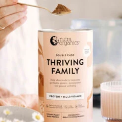 Nutra Organics Thriving Family - Double Choc 450g -Care Product Store Nutra Organics Thriving Family DoubleChoc 1