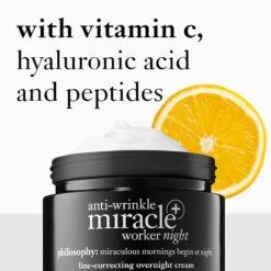 Philosophy Anti-Wrinkle Miracle Worker Night 60ml -Care Product Store Philosophy Anti Wrinkle Miracle Worker Night 60ml 1 2