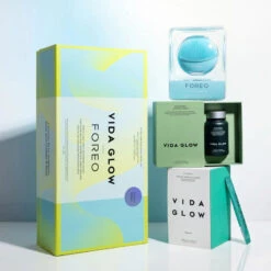 Vida Glow X FOREO Limited-Edition Ultra-Luminous Daily Facial Kit -Care Product Store Vida Glow Foreo Set 2