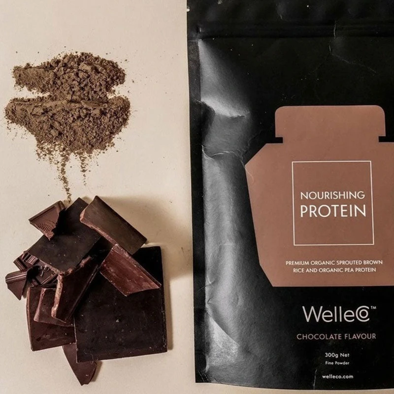 WelleCo Nourishing Protein Chocolate 300g Refill 4 WelleCo Nourishing Protein Chocolate 300g Refill - Image 4
