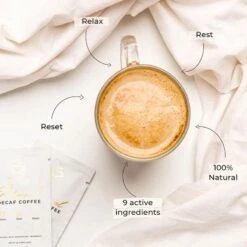 Beforeyouspeak Adrenal Decaf Coffee - Unsweetened (7 Serves) 6 Beforeyouspeak Adrenal Decaf Coffee - Unsweetened (7 Serves) -Care Product Store bys adrenal decaf coffee unsweetened 7x5g 3