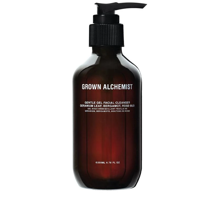 Grown Alchemist Gentle Gel Facial Cleanser: Geranium Leaf, Bergamot, Rosebud 200ml 1 Grown Alchemist Gentle Gel Facial Cleanser: Geranium Leaf, Bergamot, Rosebud 200ml
