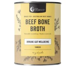Nutra Organics Beef Bone Broth Powder Turmeric 125g
