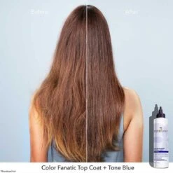 Pureology Color Fanatic Top Coat And Tone Blue 200ml -Care Product Store pur color fanatic top coat blue 4