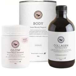 The Beauty Chef Glow + Collagen + Body Chocolate Trio
